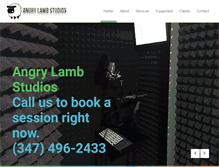 Tablet Screenshot of angrylambstudios.com